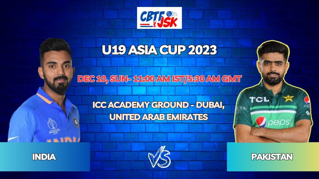 India vs Pakistan Today Match Prediction & Live Odds - U19 Asia Cup 2023