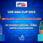 India vs Pakistan Today Match Prediction & Live Odds - U19 Asia Cup 2023