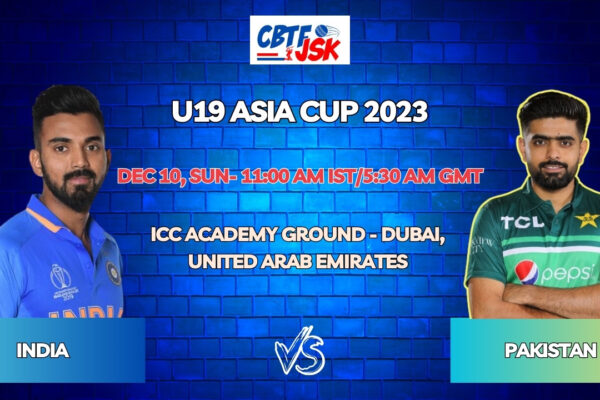 India vs Pakistan Today Match Prediction & Live Odds - U19 Asia Cup 2023