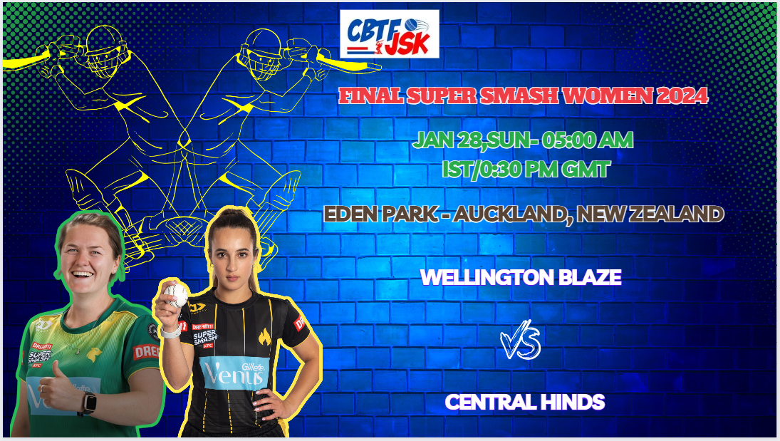 Wellington Blaze vs Central Hinds Today Match Prediction & Live Odds – Final Super Smash Women 2024