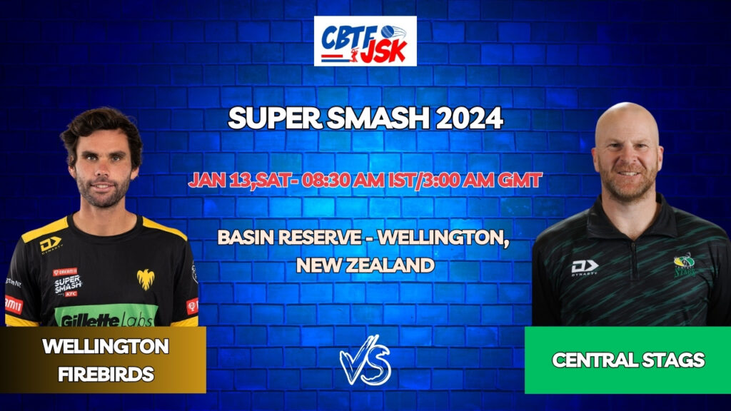 Wellington Firebirds vs Central Stags Today Match Prediction & Live Odds - Super Smash 2024