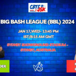 Sydney Thunder vs Melbourne Renegades Today Match Prediction & Live Odds - BBL 2024