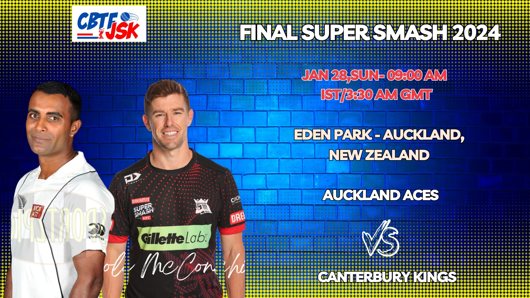 Auckland Aces vs Canterbury Kings Today Match Prediction & Live Odds - Final Super Smash 2024