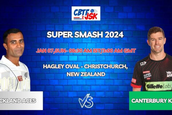 Canterbury Kings vs Auckland Aces Today Match Prediction & Live Odds - Super Smash 2024