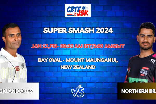 Northern Brave vs Auckland Aces Today Match Prediction & Live Odds - Super Smash 2024