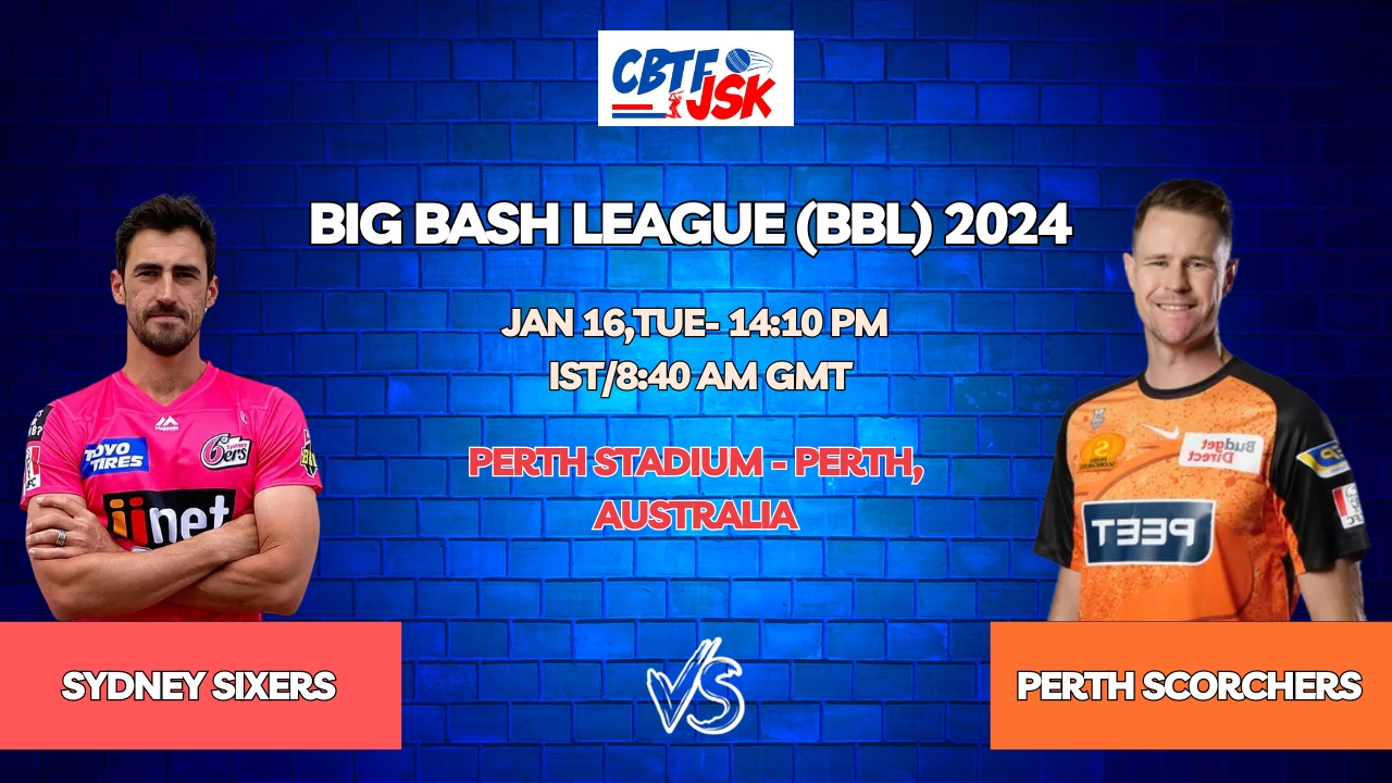 Perth Scorchers vs Sydney Sixers Today Match Prediction & Live Odds - BBL 2024