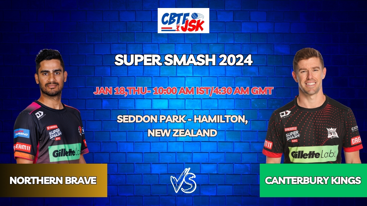 Northern Brave vs Canterbury Kings Today Match Prediction & Live Odds - Super Smash 2024