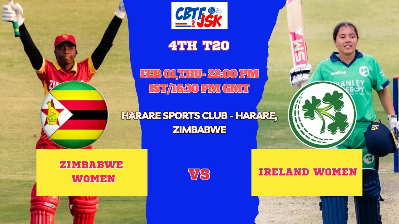 Zimbabwe vs Ireland Women 4th T20 Match Prediction, Betting Tips & Odds