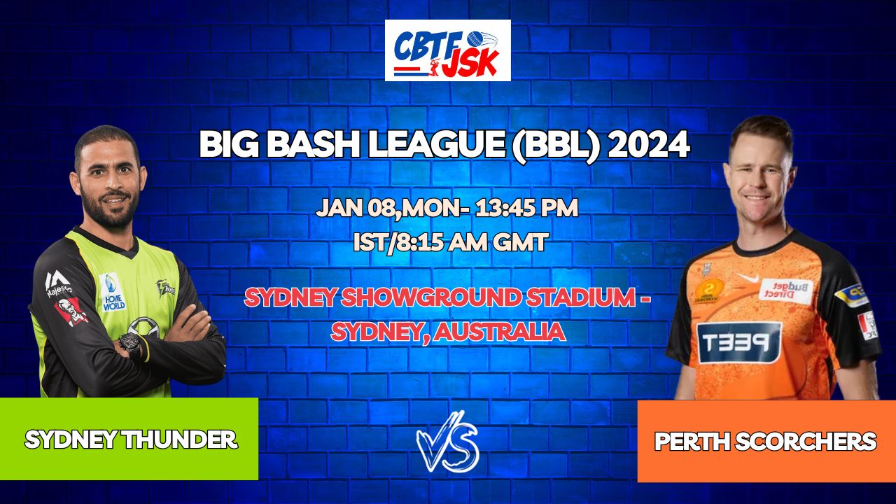 Sydney Thunder vs Perth Scorchers Today Match Prediction & Live Odds - BBL 2024