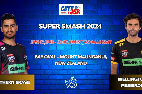 Northern Brave vs Wellington Firebirds Today Match Prediction & Live Odds - Super Smash 2024