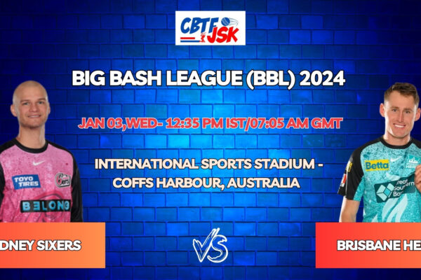 Sydney Sixers vs Brisbane Heat Today Match Prediction & Live Odds - BBL 2024