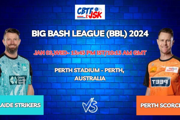 Perth Scorchers vs Adelaide Strikers Today Match Prediction & Live Odds - BBL 2024