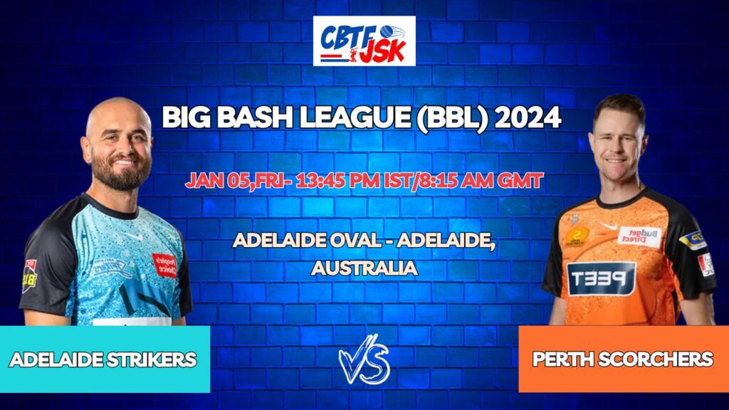 Adelaide Strikers vs Perth Scorchers Today Match Prediction & Live Odds – BBL 2024