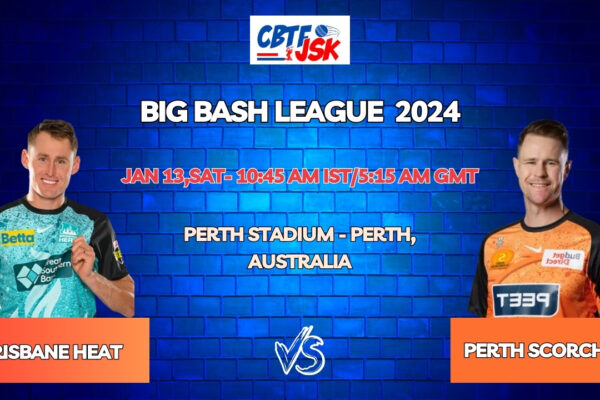 Perth Scorchers vs Brisbane Heat Today Match Prediction & Live Odds - BBL 2024