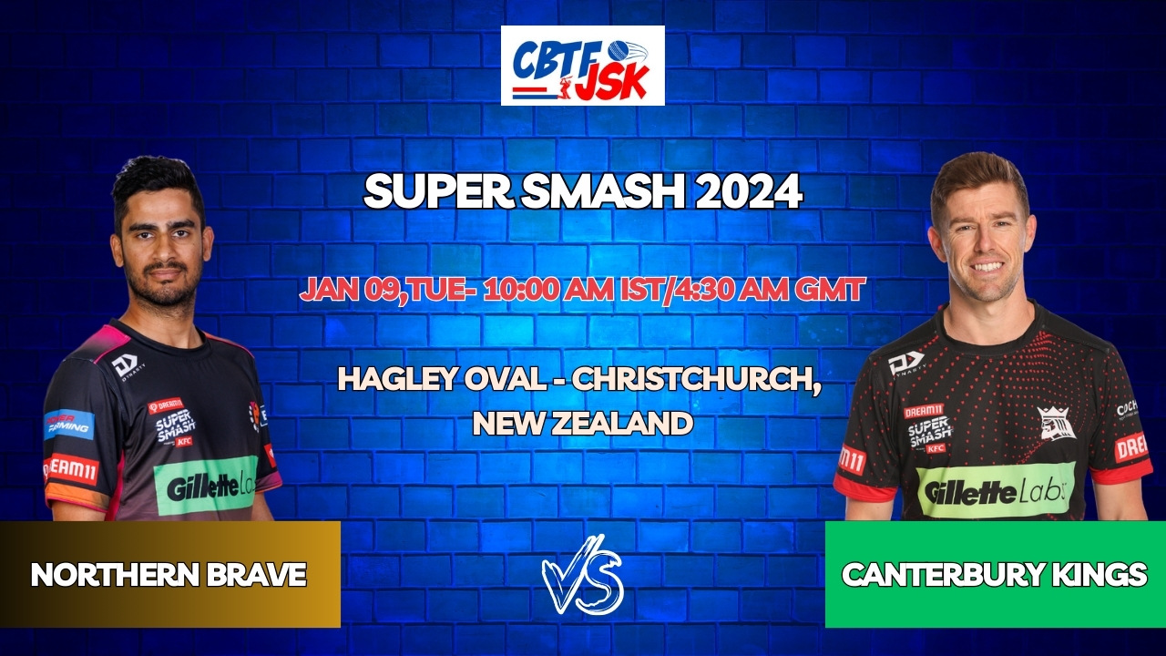 Canterbury Kings vs Northern Brave Today Match Prediction & Live Odds - Super Smash 2024