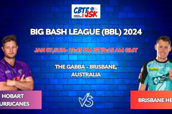 Brisbane Heat vs Hobart Hurricanes Today Match Prediction & Live Odds - BBL 2024