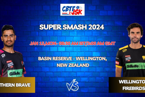 Wellington Firebirds vs Northern Brave Today Match Prediction & Live Odds - Super Smash 2024