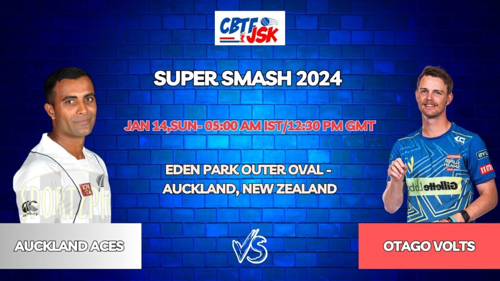 Auckland Aces vs Otago Volts Today Match Prediction & Live Odds - Super Smash 2024