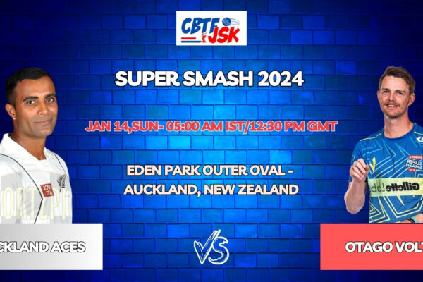 Auckland Aces vs Otago Volts Today Match Prediction & Live Odds - Super Smash 2024