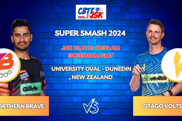 Otago Volts vs Northern Brave Today Match Prediction & Live Odds - Super Smash 2024