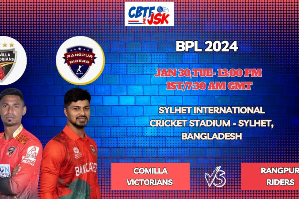 Comilla Victorians vs Rangpur Riders Today Match Prediction & Live Odds - BPL 2024