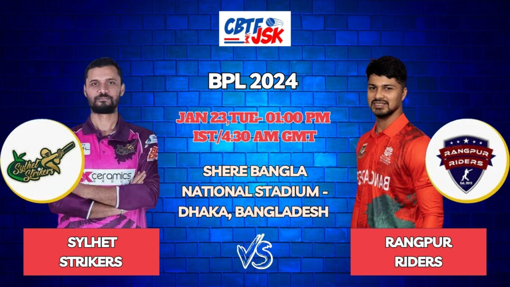 Rangpur Riders vs Sylhet Strikers Today Match Prediction & Live Odds – BPL 2024