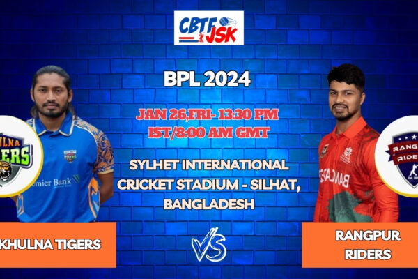 Rangpur Riders vs Khulna Tigers Today Match Prediction & Live Odds - BPL 2024