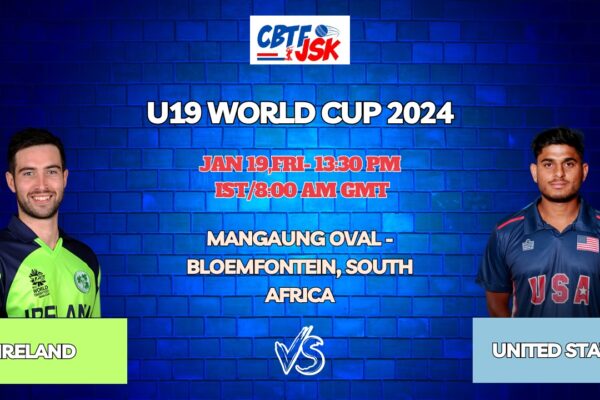 Ireland vs United States Today Match Prediction & Live Odds - U19 World Cup 2024