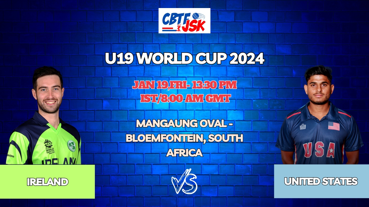 Ireland vs United States Today Match Prediction & Live Odds - U19 World Cup 2024