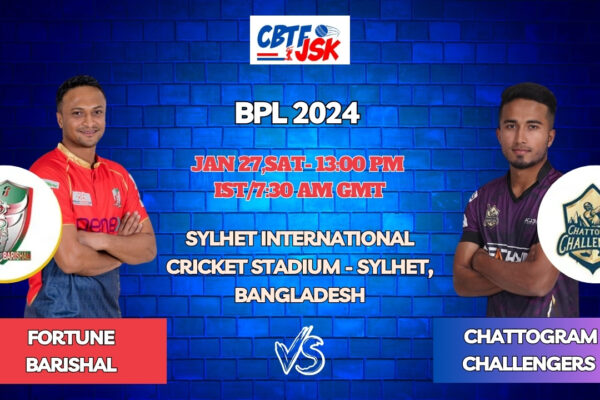 Fortune Barishal vs Chattogram Challengers Today Match Prediction & Live Odds - BPL 2024