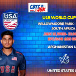 Afghanistan vs United States Today Match Prediction & Live Odds - U19 World Cup 2024