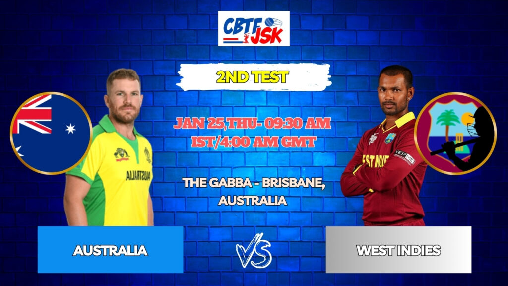 Australia vs West Indies 2nd Test Match Prediction, Betting Tips & Odds