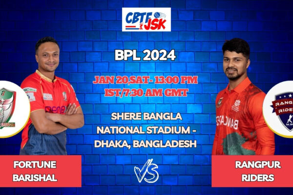 Fortune Barishal vs Rangpur Riders Today Match Prediction & Live Odds - BPL 2024