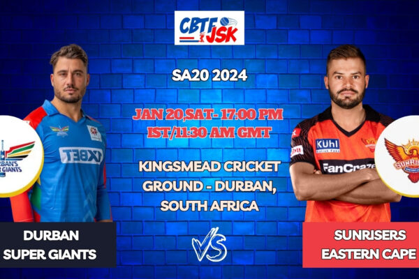 Durban Super Giants vs Sunrisers Eastern Cape Today Match Prediction & Live Odds - SA20 2024