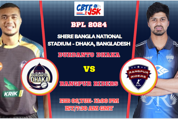 Durdanto Dhaka vs Rangpur Riders Today Match Prediction & Live Odds – BPL 2024