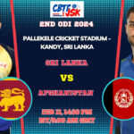 Sri Lanka vs Afghanistan 2nd ODI Match Prediction, Betting Tips & Odds