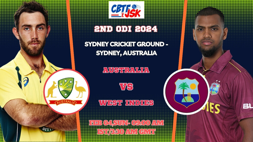 Australia vs West Indies 2nd ODI Match Prediction, Betting Tips & Odds