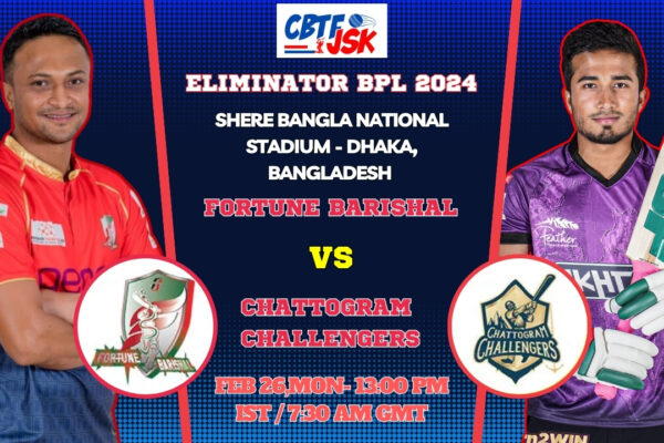 Chattogram Challengers vs Fortune Barishal Today Match Prediction & Live Odds - Eliminator BPL 2024