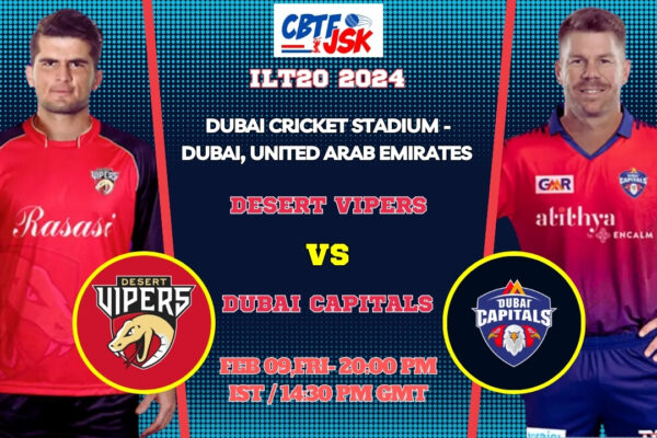 Desert Vipers vs Dubai Capitals Today Match Prediction & Live Odds - ILT20 2024