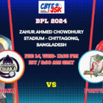 Durdanto Dhaka vs Fortune Barishal Today Match Prediction & Live Odds - BPL 2024