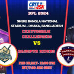 Chattogram Challengers vs Rangpur Riders Today Match Prediction & Live Odds - BPL 2024