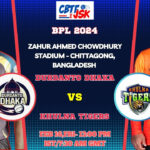 Durdanto Dhaka vs Khulna Tigers Today Match Prediction & Live Odds - BPL 2024