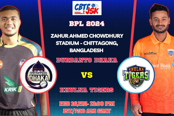 Durdanto Dhaka vs Khulna Tigers Today Match Prediction & Live Odds - BPL 2024