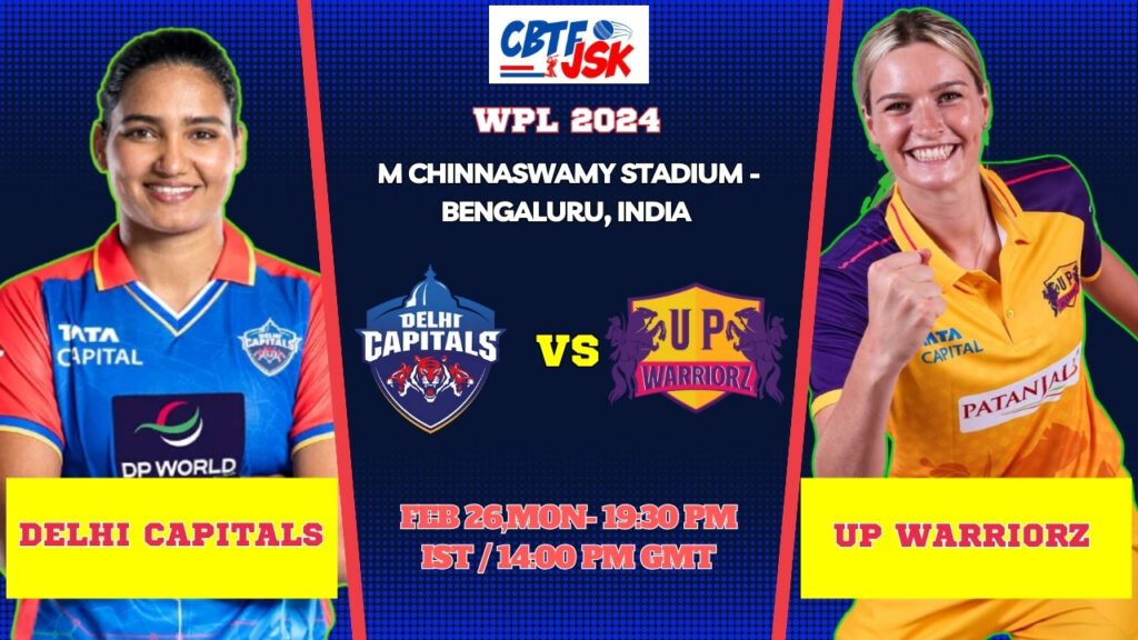 UP Warriorz vs Delhi Capitals Women Today Match Prediction & Live Odds - WPL 2024