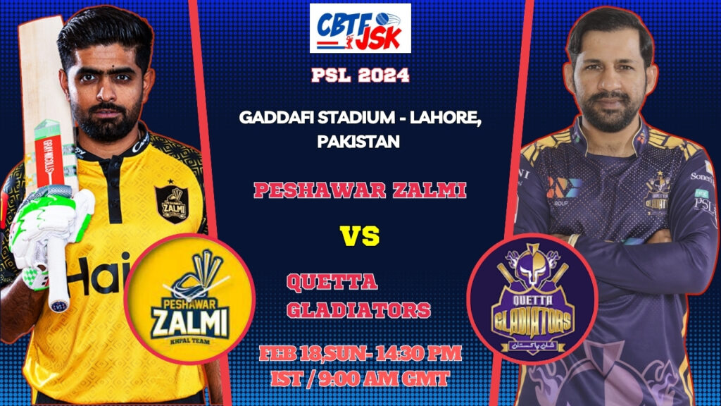 Peshawar Zalmi vs Quetta Gladiators Today Match Prediction & Live Odds - PSL 2024