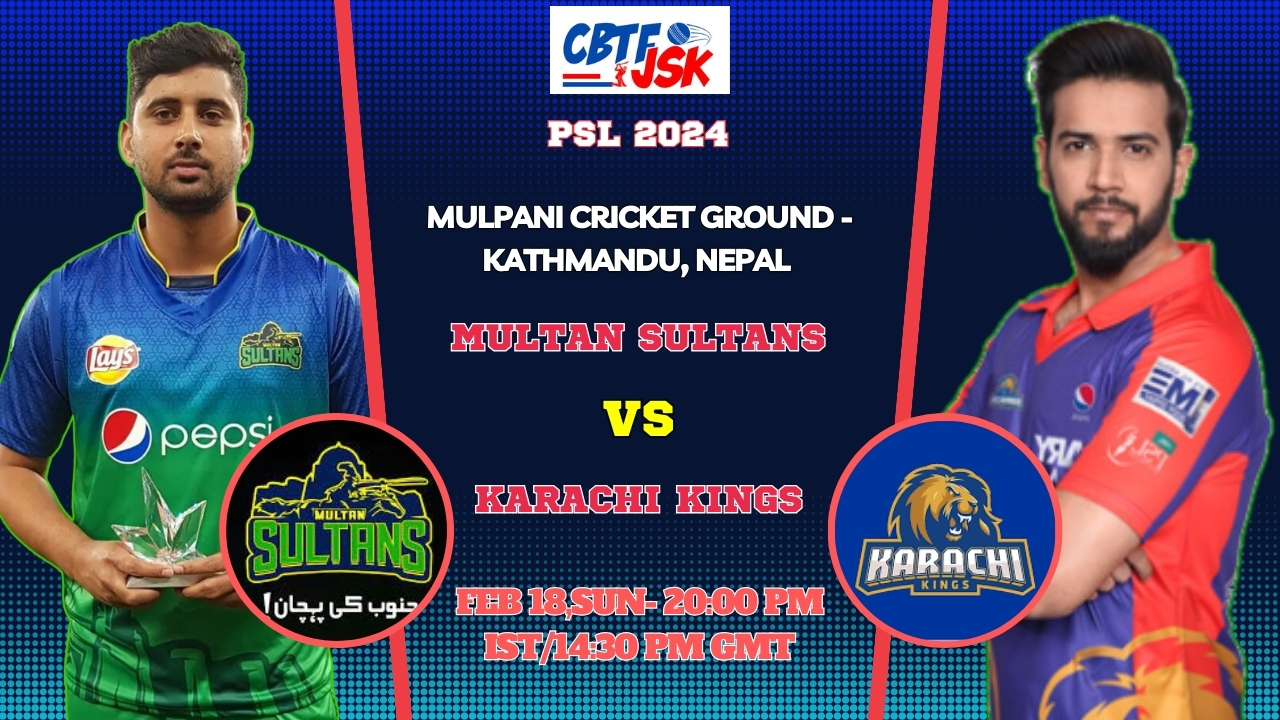 Multan Sultans vs Karachi Kings Today Match Prediction & Live Odds - PSL 2024