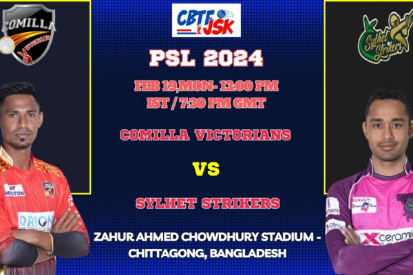 Comilla Victorians vs Sylhet Strikers Today Match Prediction & Live Odds - BPL 2024