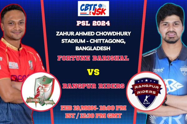 Fortune Barishal vs Rangpur Riders Today Match Prediction & Live Odds - BPL 2024