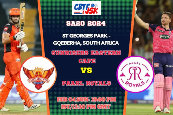 Sunrisers Eastern Cape vs Paarl Royals Today Match Prediction & Live Odds - SA20 2024