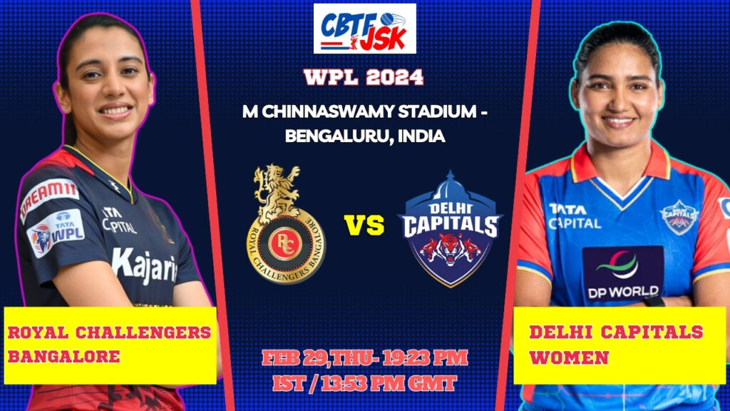 Royal Challengers Bangalore vs Delhi Capitals Women Today Match Prediction & Live Odds - WPL 2024